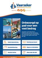 Vaarzeker pechhulp en hulpverlening voor boten, Diensten en Vakmensen, Reparatie en Onderhoud | Watersport en Boten, Motor en Besturing