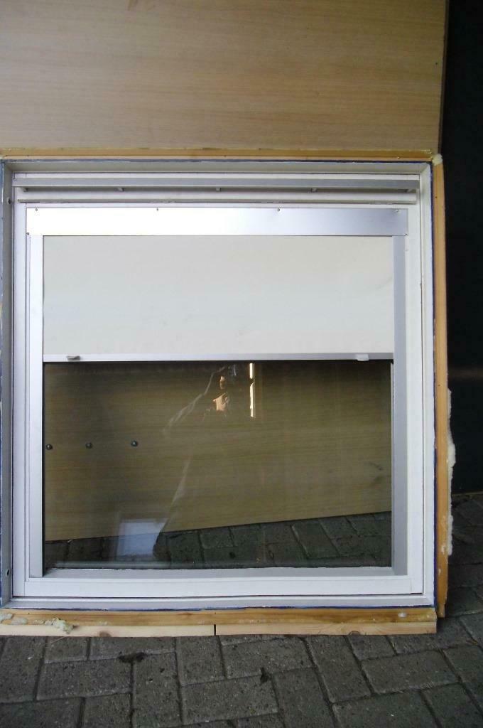 Dakraam Velux 114x118 cm (GGL 4 /606 / S06) met gootstuk!, Doe-het-zelf en Verbouw, Glas en Ramen, Gebruikt, Dakraam, 80 tot 120 cm