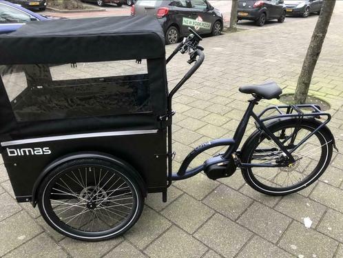 Bimas eCargo 3.3 premium 2023 || super luxe uitgevoerd ! ||, Fietsen en Brommers, Fietsen | Bakfietsen, Nieuw, 4 kinderen of meer