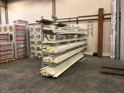 Draagarmstelling 250cm hoog licht uitvoering enkel en dubbel, Zakelijke goederen, Kantoor en Winkelinrichting | Magazijn, Stelling en Opslag