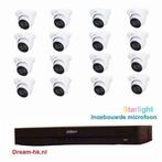 5MP Dahua 16CH HDCVI Starlight camera set/DVR+16x camera's