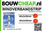 WINDVERBANDSTRIP BIJ BOUWCHEAP OP VOORRAAD., Ophalen, Nieuw, Metaal, Overige typen