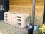 Robuuste buitenkeuken! Buitenkeukens van steigerhout op maat, Tuin en Terras, Tuinsets en Loungesets, Nieuw, Ophalen of Verzenden