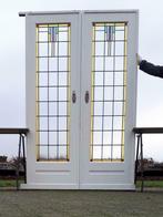 jaren 30 Glas In Lood schuifdeuren En Suite oude Deuren, Ophalen, Gebruikt, Glas, Binnendeur
