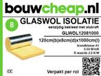 GLASWOL VOOR DE ZOLDER MET ALUKRAFT DAMPREM BOUWCHEAP, Dakisolatie, Nieuw, Ophalen of Verzenden, 15 m² of meer