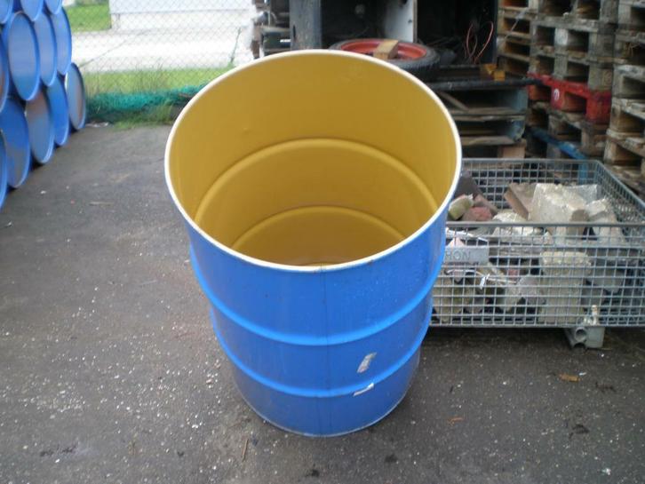 Dekselvaten, , Regenton , brandvat , vuurton , vuurkorf, Tuin en Terras, Houtskoolbarbecues, Gebruikt, Ophalen