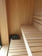 zelfbouw sauna materiaal, sauna banken, saunadeuren, kachels