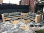 Steigerhouten loungeset tegen actie prijzen steigerhout bank, Tuin en Terras, Verzenden, Bank, Steigerhout, Nieuw