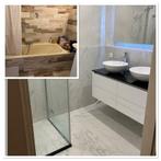 Badkamer en toilet complete renovatie. Tegelwerk keuken.