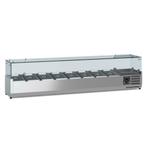 ECOFROST gekoelde opzetvitrine   1400mm    6x 1/3 GN, Ophalen of Verzenden, Nieuw in verpakking, Koelen en Vriezen