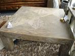 salontafel "parket" grijs eiken massief eiken, Ophalen, Nieuw