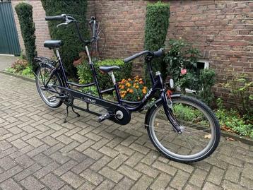 Huka Copilot 24" tandem nieuwstaat 12 maanden garantie