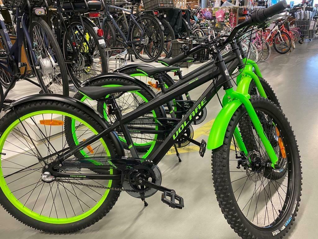 ≥ Volare Rocky Kinderfiets 26 inch n3 Zwart Neon Groen nu€397 — Fietsen |  Kinderfietsjes — Marktplaats
