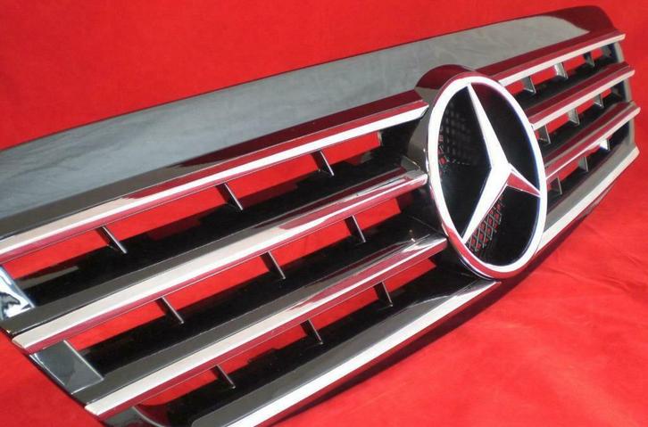 Mercedes W220 S Klasse AMG Look Grill Grillen Sportgrill, Auto-onderdelen, Carrosserie en Plaatwerk, Motorkap, Mercedes-Benz, Voor