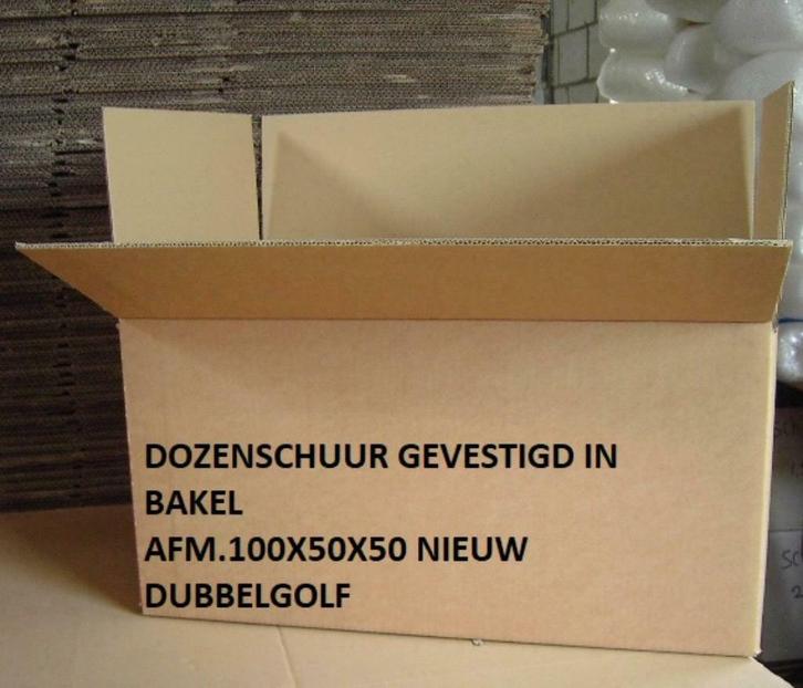 Extra grote Verhuisdoos Verzenddoos DG 100x50x50 € 9,00 incl, Doe-het-zelf en Verbouw, Kratten en Dozen, Nieuw, Doos, 100 cm of meer