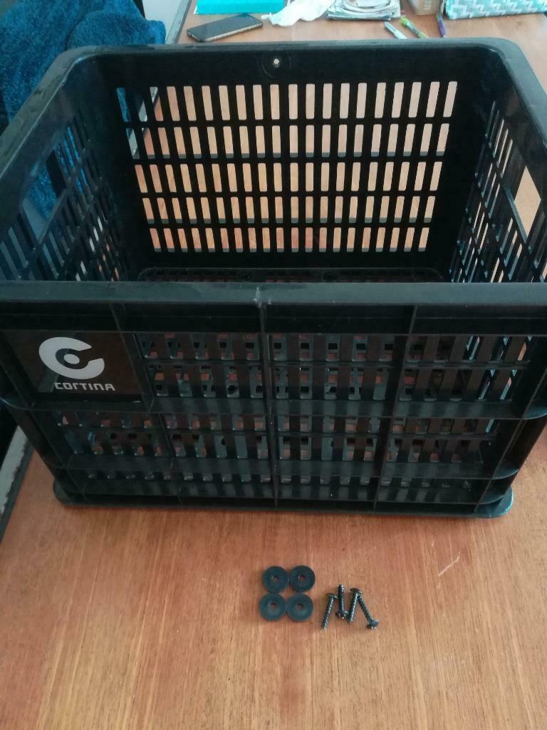 ≥ Krat met bevestiging voor Cortina fiets — Fietsaccessoires | Fietsmanden  — Marktplaats