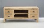 Compact tv meubel van teakhout voordelig bij Indoteak, 100 tot 150 cm, Teakhout, Nieuw, Minder dan 100 cm
