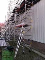 Gebruikte Altrex 5200-serie aluminium rolsteiger, Doe-het-zelf en Verbouw, Steigers, Ophalen, Gebruikt, Rolsteiger of Kamersteiger