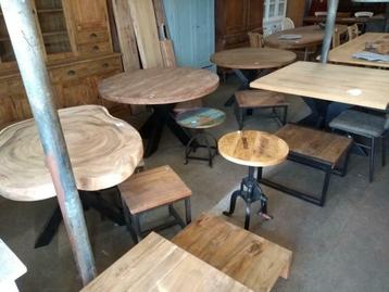 tafel op maat rond ronde vierkant rechthoek ovaal boomstam beschikbaar voor biedingen