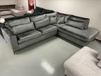 Luxe Croco Velvet Hoekbank 310x250cm Grijs - NIEUW - UNIEK