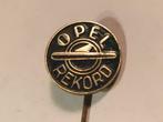 Metalen OPEL REKORD Automodel Speld (Blauw)., Verzamelen, Speldjes, Pins en Buttons, Ophalen of Verzenden, Zo goed als nieuw, Transport