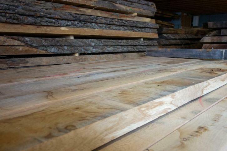 eiken schaaldelen, Doe-het-zelf en Verbouw, Hout en Planken, Nieuw, Plank, Eiken, 300 cm of meer, 25 tot 50 mm, Ophalen of Verzenden