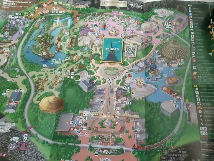 Disney Hongkong douchegel, badslippers, plattegrond 2018 etc, Verzamelen, Disney, Ophalen of Verzenden