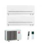 AIRCO /  Duo-Split Mitsubishi  2X 3.5kW - ECHT GOEDKOOP !!, Witgoed en Apparatuur, Airco's, Nieuw, Afstandsbediening, Ophalen of Verzenden