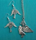 NIEUW Harry Potter Flying Keys setje ketting + oorbellen, Verzamelen, Harry Potter, Ophalen of Verzenden, Nieuw