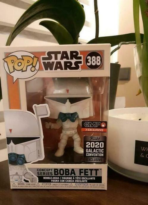Funko Pop, 388 Boba Fett 2020 Galactic Con Excl (Star Wars), Verzamelen, Poppetjes en Figuurtjes, Ophalen of Verzenden