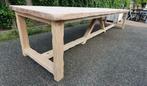 lange tafel 300 -320 - 340 - 360 - 370 - 400 - 450 - 500cm, 100 tot 150 cm, Ophalen of Verzenden, Vijf personen of meer, 200 cm of meer