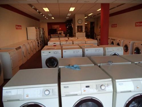 Miele wasmachines en drogers verkoop nieuw en tweedehands, Witgoed en Apparatuur, Wasmachines, Zo goed als nieuw, Voorlader, 6 tot 8 kg