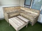 Lounge hoekbank, Tuin en Terras, Tuinsets en Loungesets, Ophalen, Steigerhout