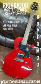 NIEUWE RICHWOOD REG-410-PRD MASTER SERIES RETRO II LES PAUL, Ophalen of Verzenden, Nieuw, Solid body, Overige merken