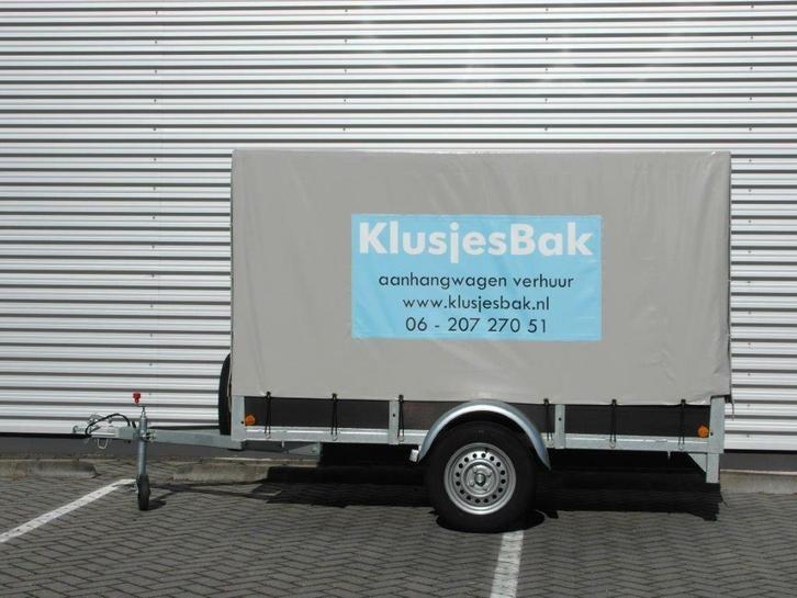 Goedkoop aanhanger huren aanhangwagen te huur verhuur Rhoon, Diensten en Vakmensen, Verhuur | Auto en Motor, Aanhangwagen