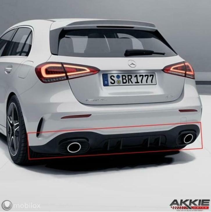 Diffuser achter origineel Mercedes A35 AMG W177 ('18->), Auto-onderdelen, Carrosserie en Plaatwerk, Mercedes-Benz, Gebruikt, Ophalen of Verzenden