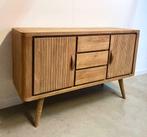 Retro dressoir 150 cm breed indoteak, 100 tot 150 cm, Teakhout, Nieuw, Ophalen of Verzenden