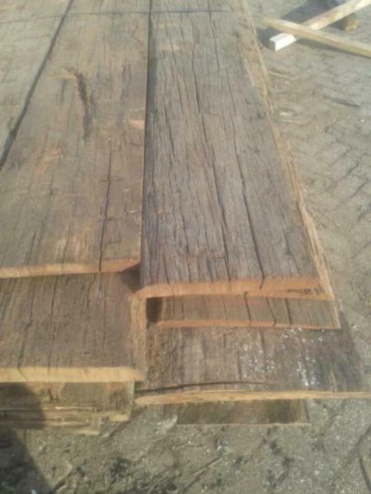 barnwood oude planken buitenkant  meerpalen meerpaalplanken, Doe-het-zelf en Verbouw, Hout en Planken, Gebruikt, Plank, Eiken