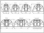 Tunnelkas Robuust ES 3.5M verschillende lengtes, Tuin en Terras, Kassen, Nieuw, Kweekkas, Polycarbonaat, Staal