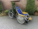 Huka Duet rolstoelfiets met elek. ondst. Nieuwstaat 12 mnd g