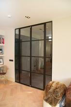 Stalen deuren , wanden, puien en zijpanelen met gelaagd glas, Binnendeur, Nieuw, Ophalen of Verzenden, Glas