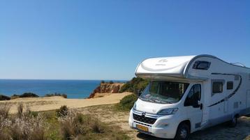 Winterzon camper huren Algarve Fly en Drive Portugal Spanje.