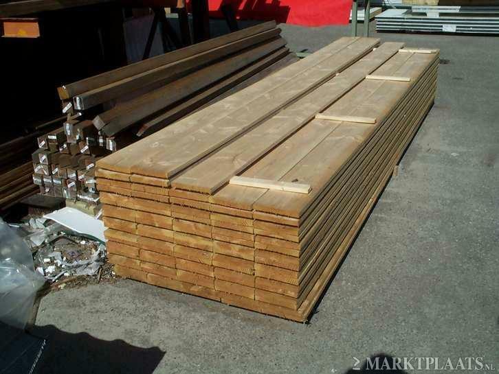 douglas planken bekant 22/200, Doe-het-zelf en Verbouw, Hout en Planken, Nieuw, Plank, Overige houtsoorten, 300 cm of meer, Minder dan 25 mm