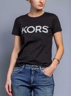 Dames Michael Kors logo KORS t-shirt zwart studs S MK top, Michael Kors, Zwart, Ophalen of Verzenden, Zo goed als nieuw