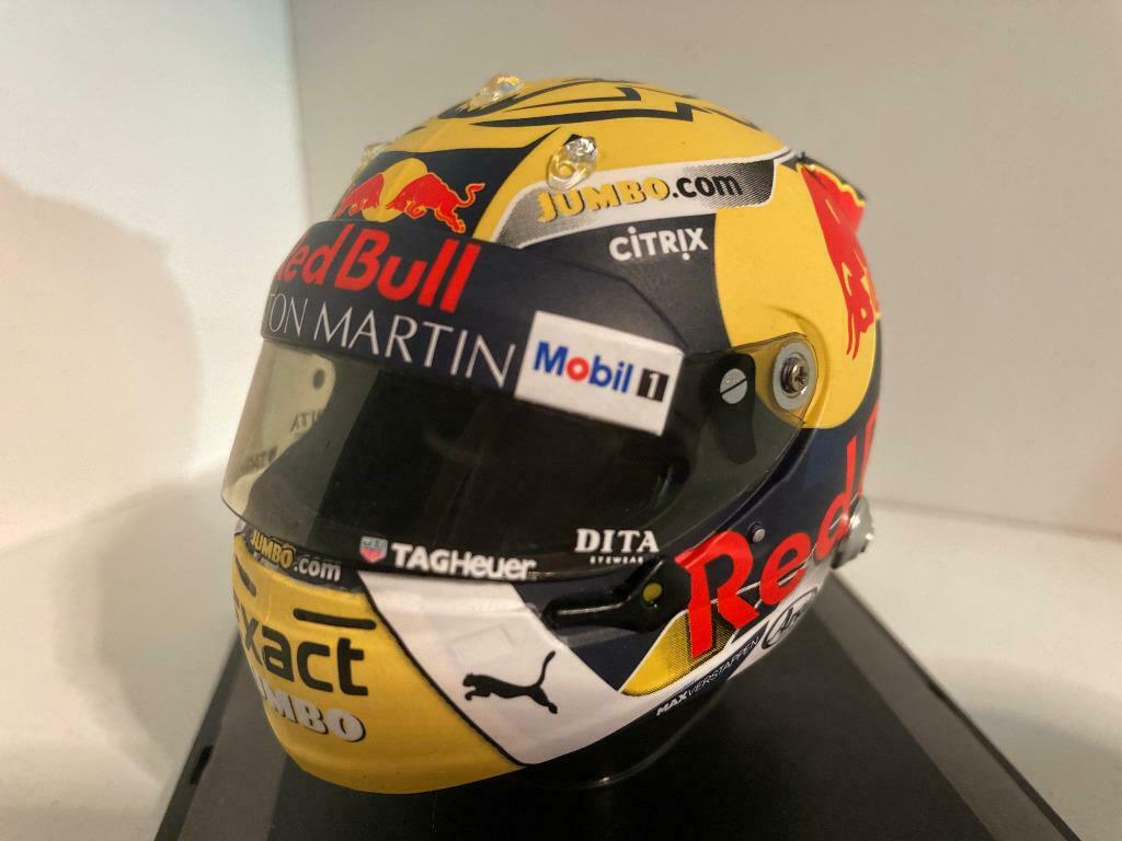 ≥ ✓ Max Verstappen 1:5 Winner Oostenrijk 2018 helm Spark RB14 — Automerken,  Motoren en Formule 1 — Marktplaats