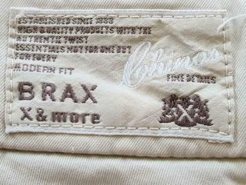 Nieuw BRAX Pantalon met wit beige kleur maat 102  L 35