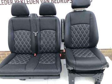 Bestuurder +Bijrijdersbank met zwart leder voor Vito W639 beschikbaar voor biedingen