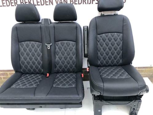 Bestuurder +Bijrijdersbank met zwart leder voor Vito W639, Auto-onderdelen, Interieur en Bekleding, Mercedes-Benz, Nieuw, Ophalen