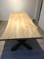 Boomstam tafel, 100 tot 150 cm, Ophalen of Verzenden, Vijf personen of meer, Eikenhout