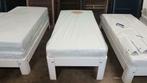 Zgan Auping auronde  1000/1500/  80/90/100x200 cm, Ophalen, 90 cm, Eenpersoons, Wit